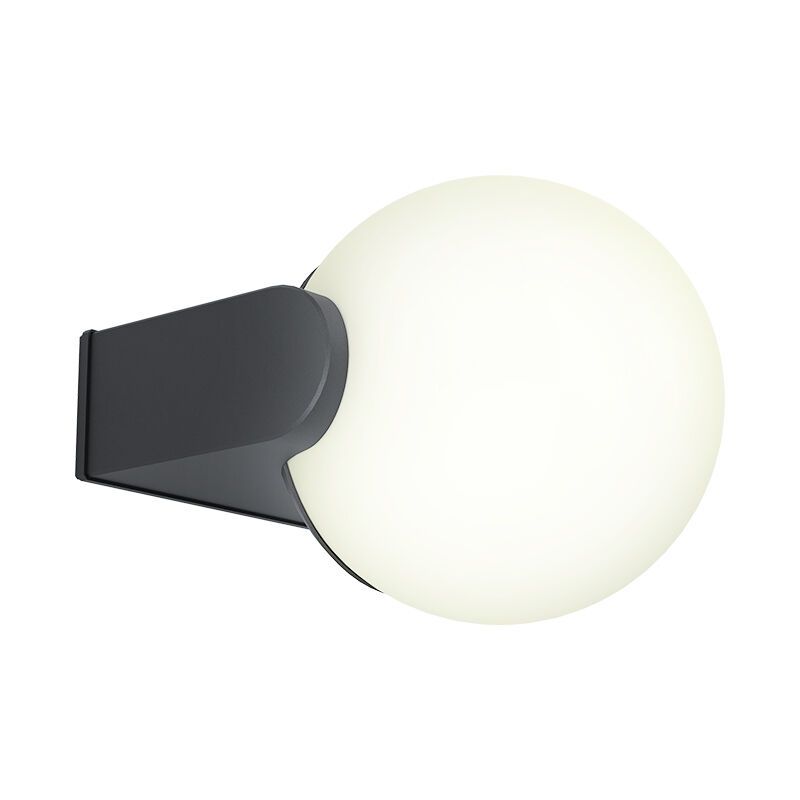 Zwarte moderne buitenlamp, Lydia, aluminium, IP64 Zwarte moderne buitenlamp, Lydia, aluminium, IP64