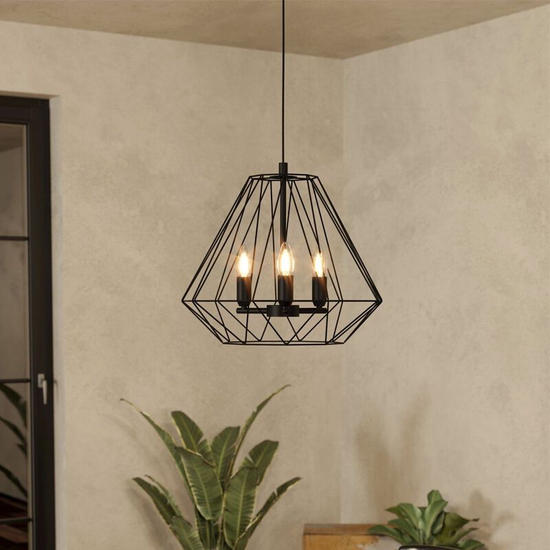 Zwarte industriële hanglamp aluminium, Kwok