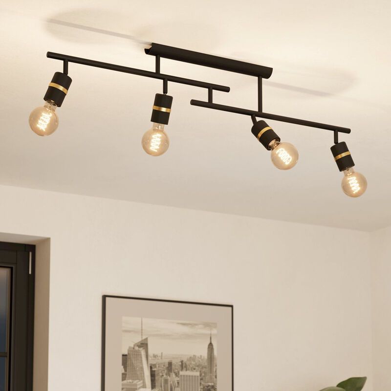 Zwarte plafondspot aluminium, Jelger Zwarte plafondspot aluminium, Jelger