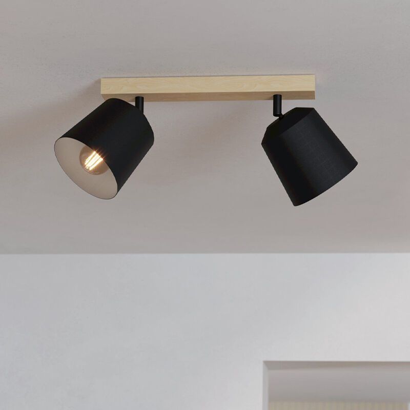 Houten wandspot bruin, Teddy