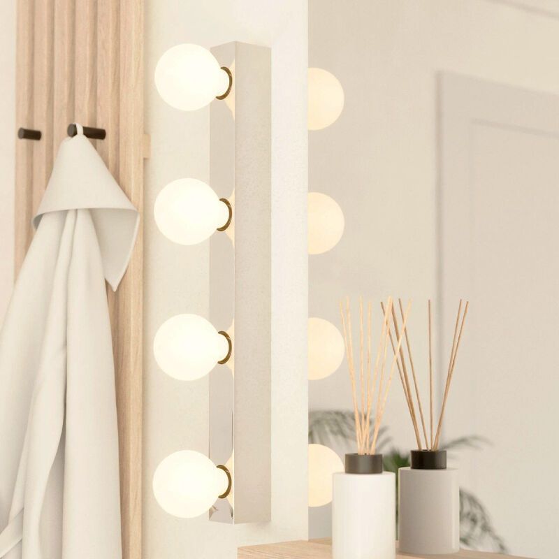 Chromen wandlamp aluminium, Raoul Chromen wandlamp aluminium, Raoul