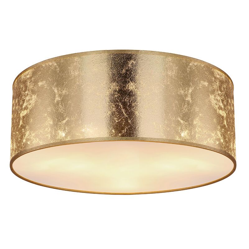 Gouden design plafonnière metaal, Vadra, met speaker