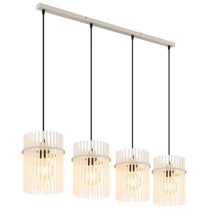 Beige design hanglamp metaal, Genelva