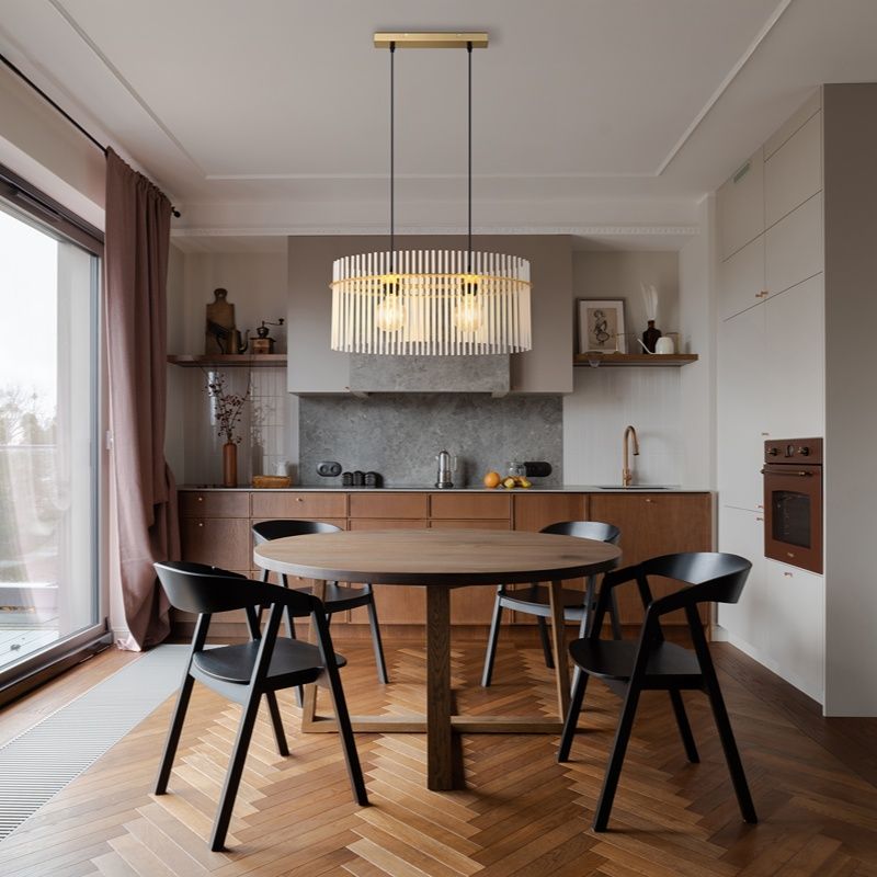 Witte design hanglamp glas, Genelva