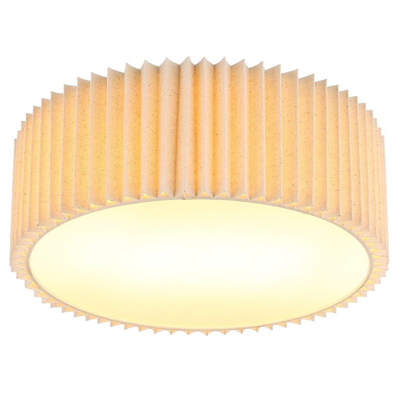 Beige moderne plafondlamp stof, Prya