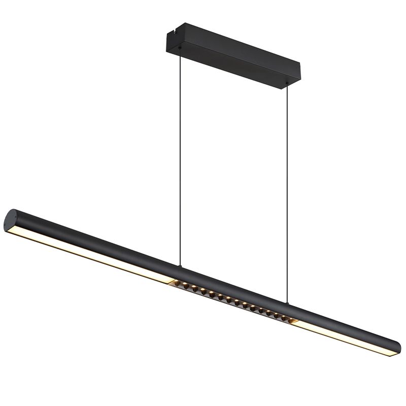 Zwarte moderne eettafel hanglamp metaal, Jakub, 24W, 3000K LED