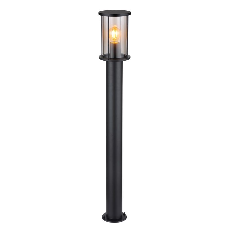 Zwarte moderne buitenlamp rvs, Kors, IP54 Zwarte moderne buitenlamp rvs, Kors, IP54