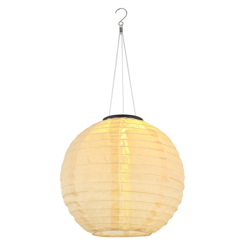 Beige buitenlamp kunststof, Moad, 0,5W, 2700K LED, IP44, met schakelaar