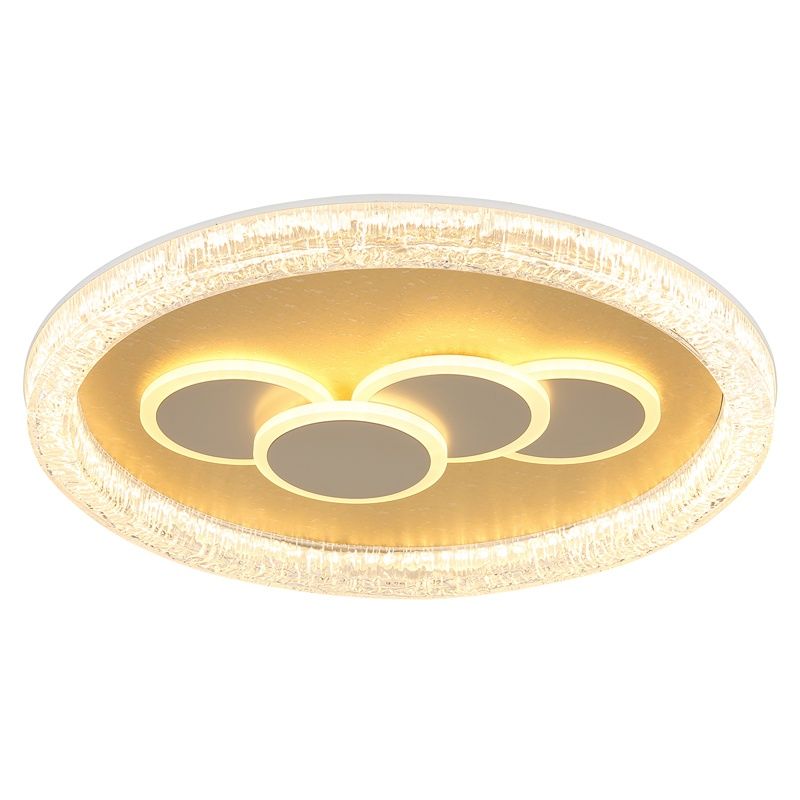 Gouden design plafonnière acryl, Lynsey, 40W, 3000K LED Gouden design plafonnière acryl, Lynsey, 40W, 3000K LED