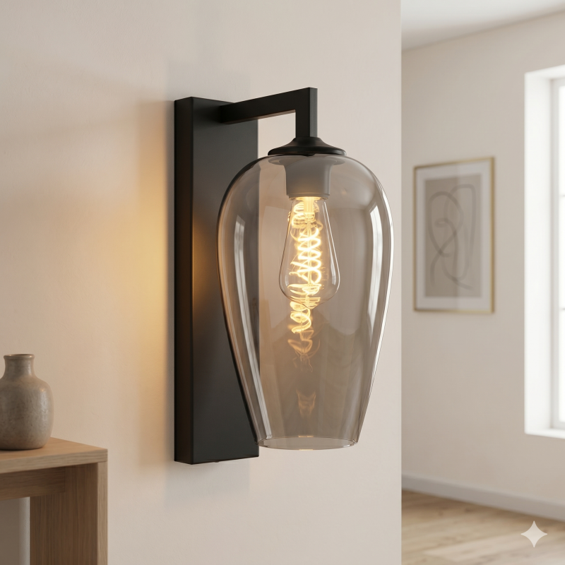 Design wandlamp grijs, Andy Design wandlamp grijs, Andy
