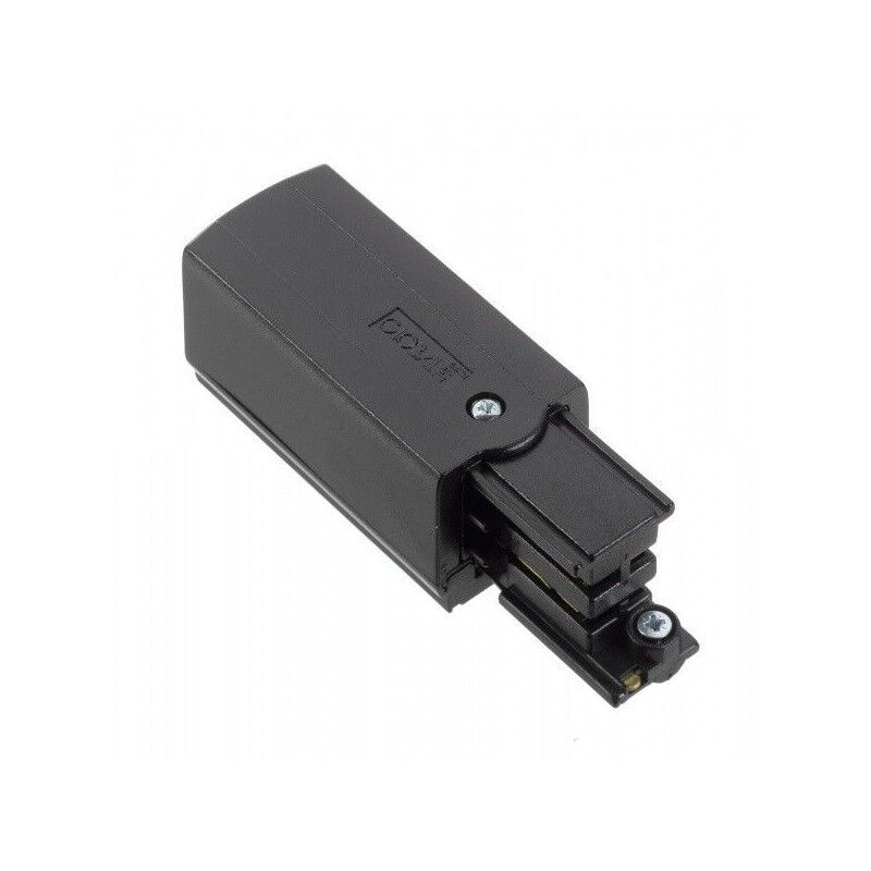 Zwarte aansluitdoos, aarde rechts, 3-fase