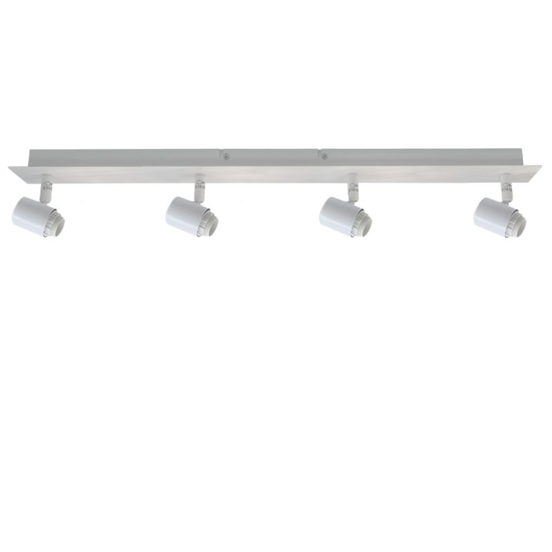 Aluminium plafondfitting wit, Rika