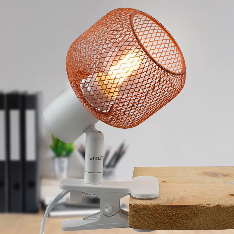 Oranje klemspot Emado, metaal, industrieel Oranje klemspot Emado, metaal, industrieel