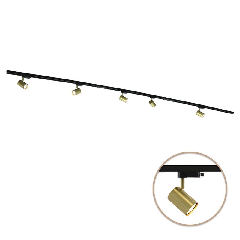 3M messing 1-fase railverlichting systeem + 5 Elena railspots