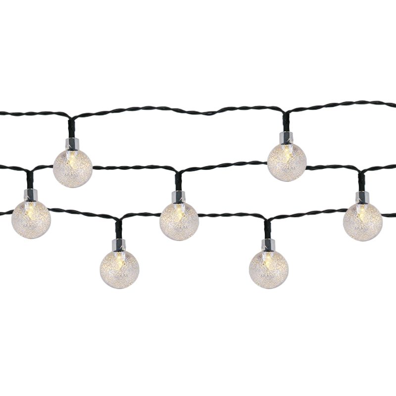 Solar snoer tuinverlichting 30 LED warm wit Solar snoer tuinverlichting 30 LED warm wit