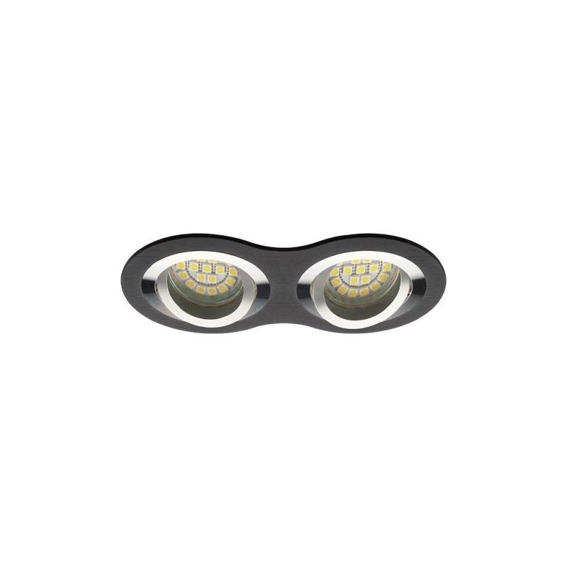 Aluminium inbouwspot zwart, Seidy Aluminium inbouwspot zwart, Seidy