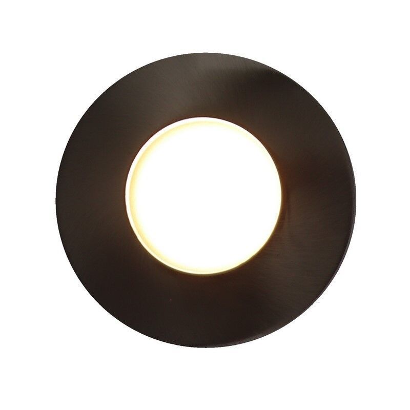 Ronde badkamer inbouwspot Pierre, geborsteld zilvergrijs