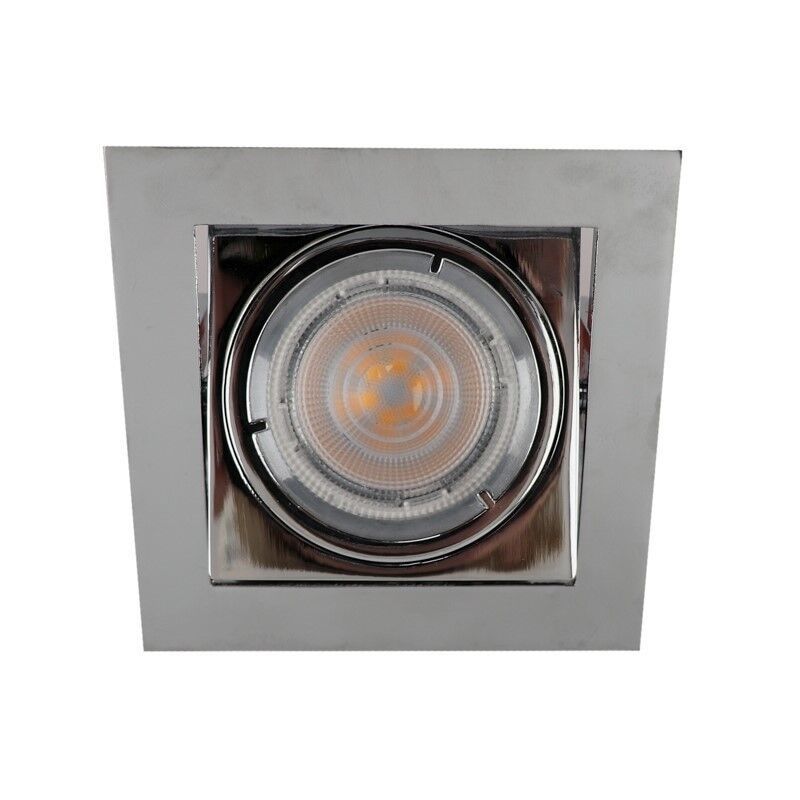 Moderne inbouwspot Filo, chroom