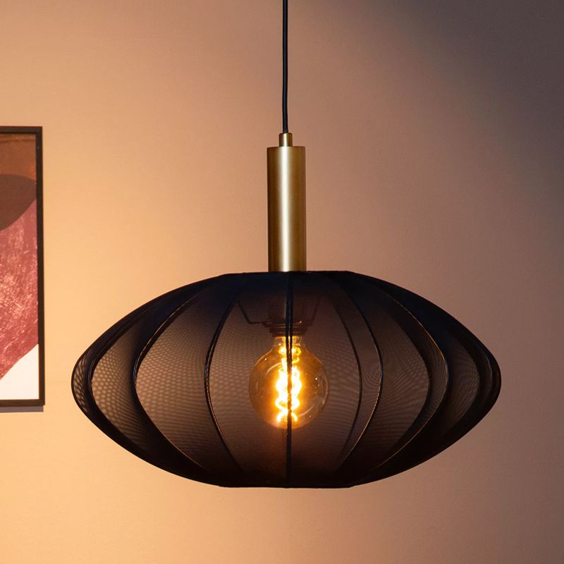 Zwarte hanglamp modern, Corina