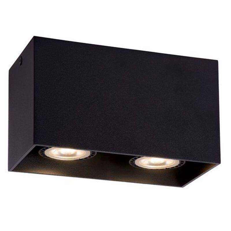 Grote opbouwspot Raina, zwart Grote opbouwspot Raina, zwart