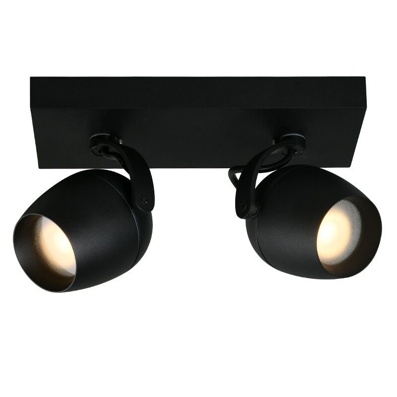 Zwarte badkamer plafondspot modern, Preston, IP44 Zwarte badkamer plafondspot modern, Preston, IP44