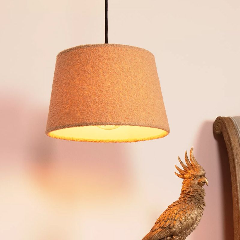 Gele hanglamp vintage, Woolly Gele hanglamp vintage, Woolly