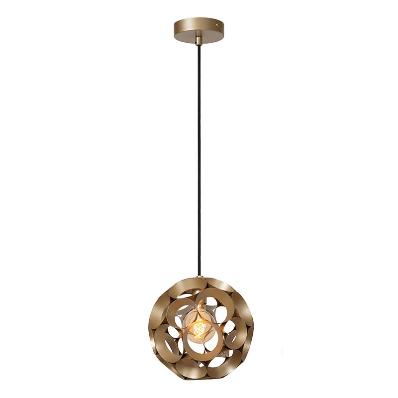 Gouden hanglamp modern, Hannelore Gouden hanglamp modern, Hannelore