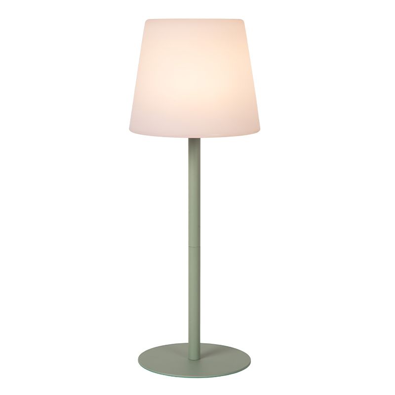 Groene oplaadbare buiten tafellamp modern, Tyon, 2W, 2700K LED, IP65, met touchdimmer Groene oplaadbare buiten tafellamp modern, Tyon, 2W, 2700K LED, IP65, met touchdimmer