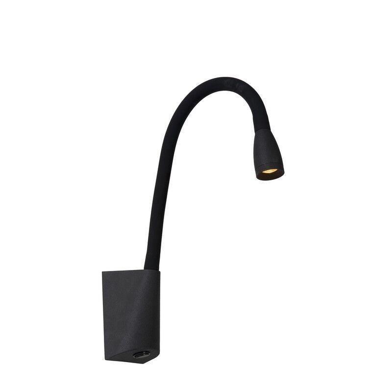 Zwarte wandlamp modern, Galen, 3W, 3000K LED, met schakelaar