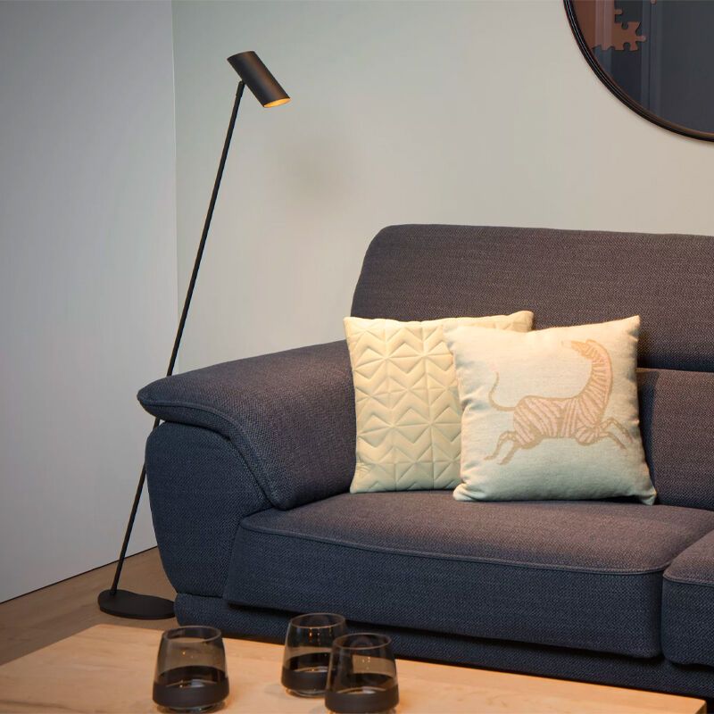 Moderne vloerlamp Hester, Antraciet