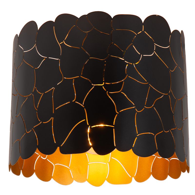 Zwarte plafondlamp modern, Almelo