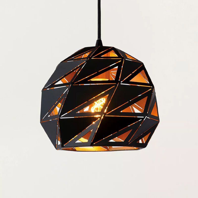 Zwarte hanglamp Malunga, Bol