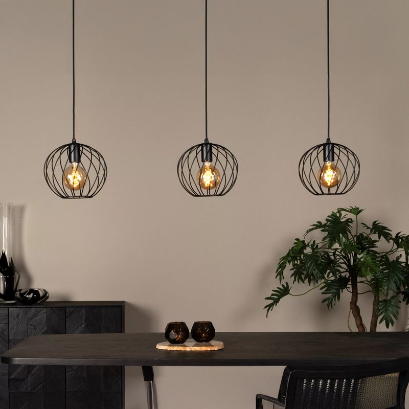 Zwarte hanglamp klassiek, Danza