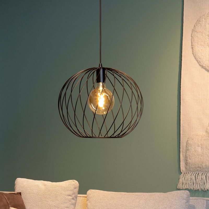 Zwarte hanglamp klassiek, Danza