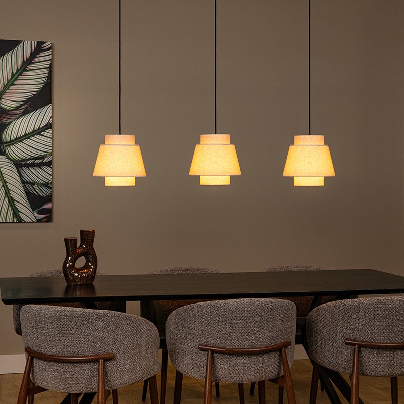Beige hanglamp landelijk, Tribute