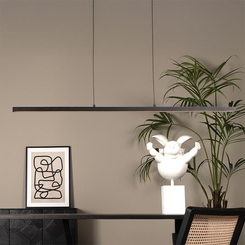 Zwarte hanglamp modern, Sigma, 36W, 2700K LED