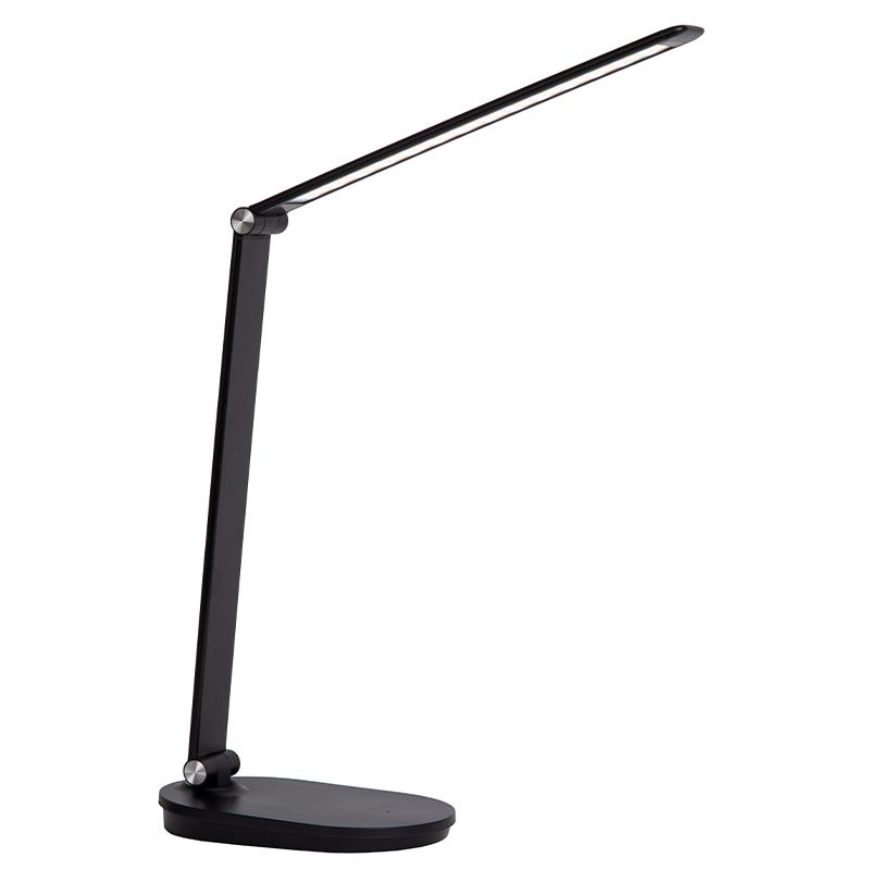 Zwarte bureaulamp modern, Aldwin, 8W, warm tot koud wit verstelbare LED, met touchdimmer Zwarte bureaulamp modern, Aldwin, 8W, warm tot koud wit verstelbare LED, met touchdimmer
