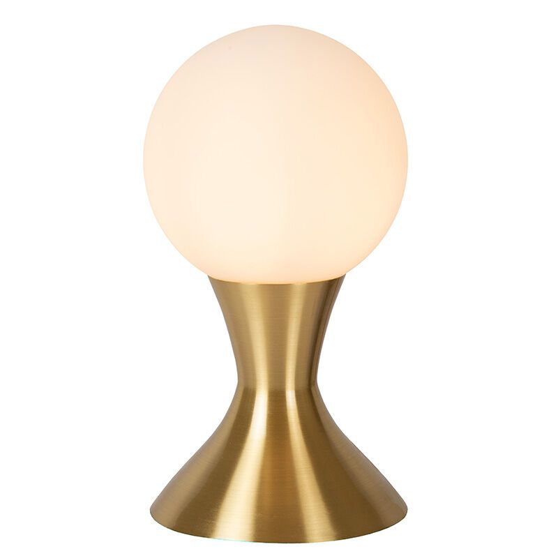 Gouden tafellamp modern, Moya, met schakelaar