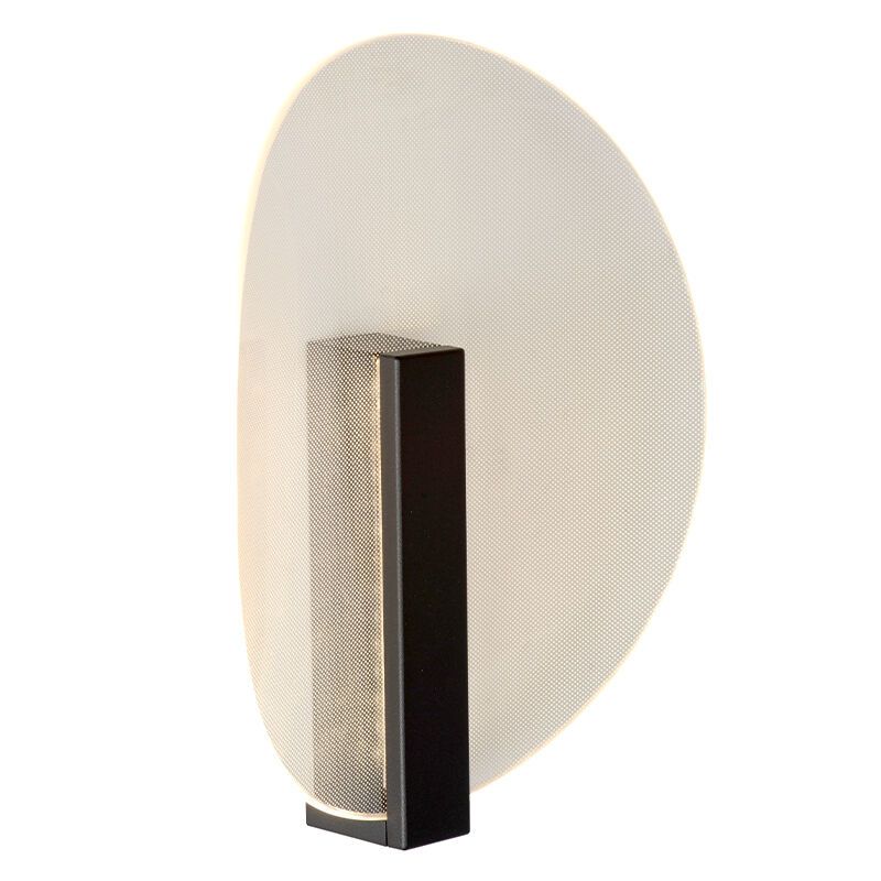 Zwarte buitenlamp modern, Laredo, 9W, 2700K LED, IP54