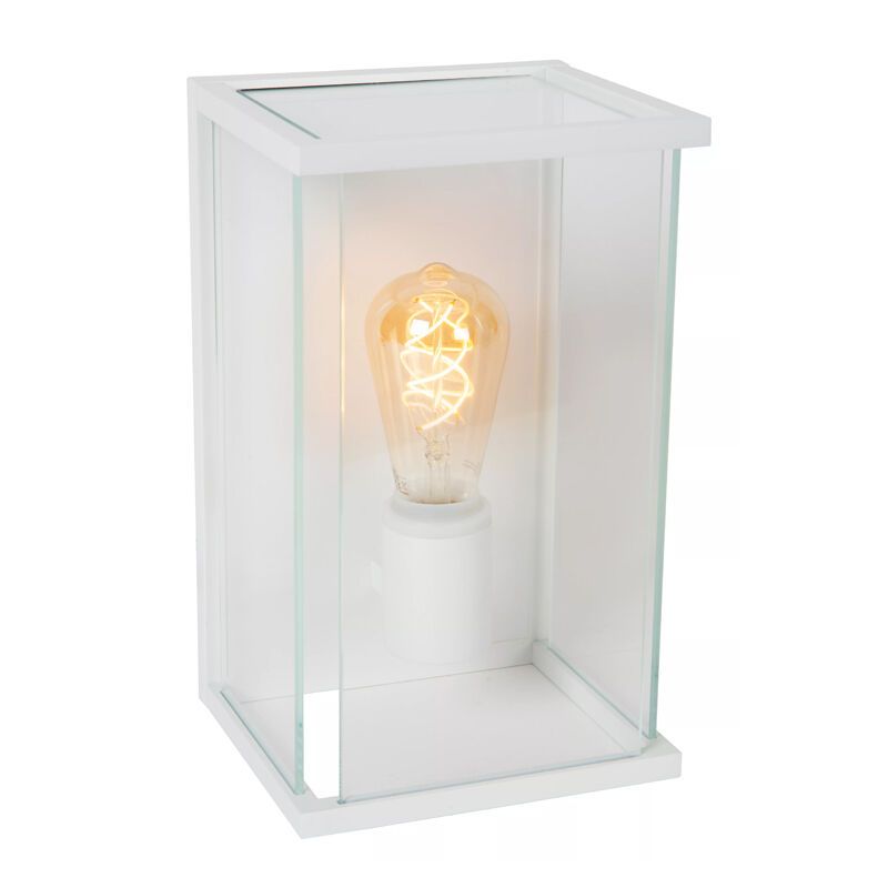 Witte buitenlamp modern, Claire, IP54