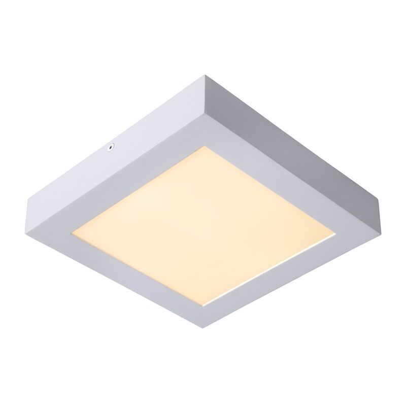 Witte plafonniere Brice, aluminium, 22w geintegreerd warm wit LED Witte plafonniere Brice, aluminium, 22w geintegreerd warm wit LED
