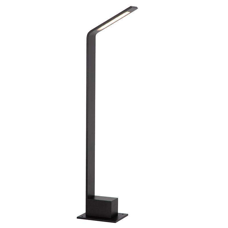 Zwarte buitenlamp modern, Lawford, 6W, 3000K LED, IP54 Zwarte buitenlamp modern, Lawford, 6W, 3000K LED, IP54
