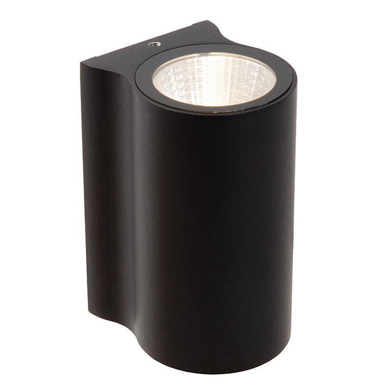 Zwarte buitenlamp modern, Akra, 6W, 3000K LED, IP54