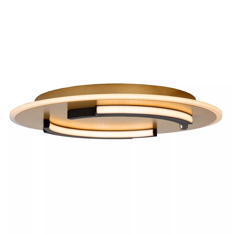 Gouden plafonnière modern, Andreas, 30W, 2700K LED
