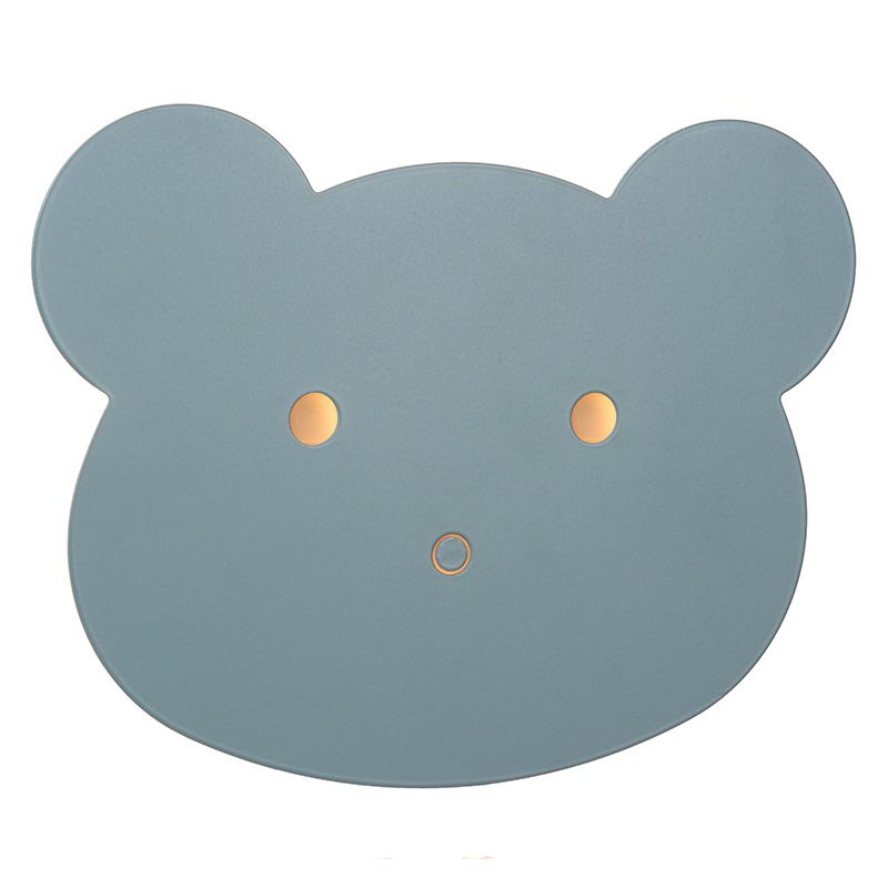 Blauwe kinderkamer wandlamp modern, Charlie, 5W, dim to warm LED, met touchdimmer Blauwe kinderkamer wandlamp modern, Charlie, 5W, dim to warm LED, met touchdimmer