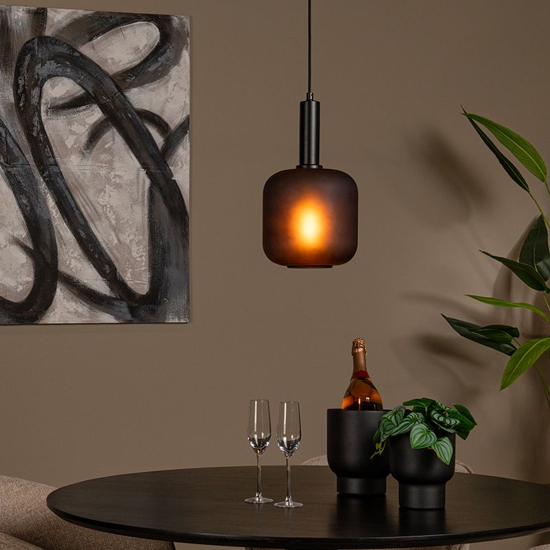 Zwarte hanglamp modern, Eloise