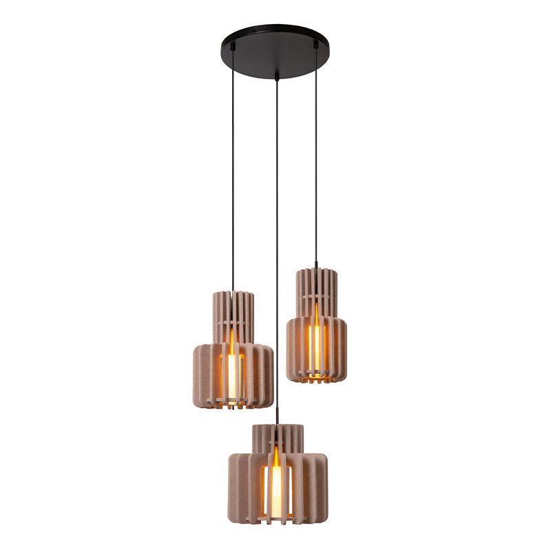 Taupe hanglamp modern, Rollo
