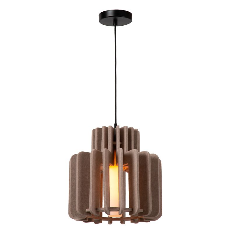 Taupe hanglamp modern, Rollo