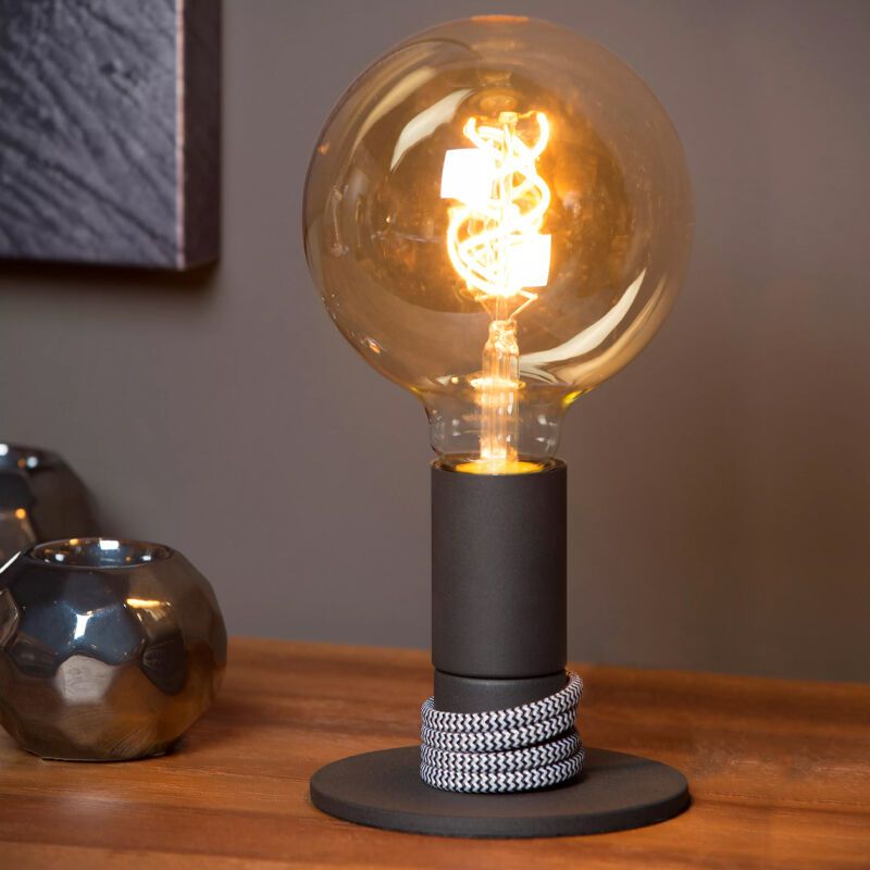 Moderne tafellamp Marit, Zwart