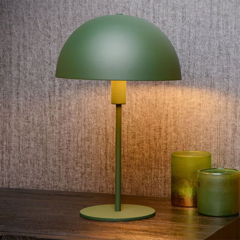Groene moderne tafellamp, Siemon, metaal Groene moderne tafellamp, Siemon, metaal